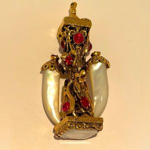 Unique rare dragon fob pendant